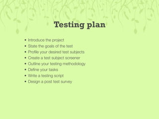 Guerilla Usability Testing