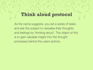 Guerilla Usability Testing