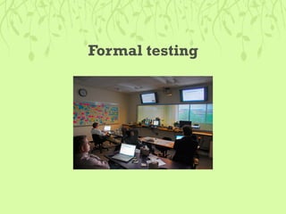 Informal (guerilla) testing