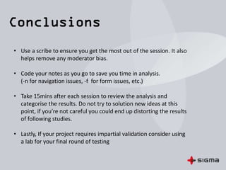 Guerrilla usability testing