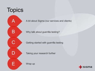  User Research & Testing
 Interface & Interaction Design
 Web, Mobile & Application Development
 Enterprise Content Management
 Training & Support
 