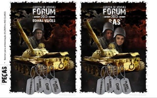 • Banner para ambientação (FLORIPA e RIO CLARO)
 