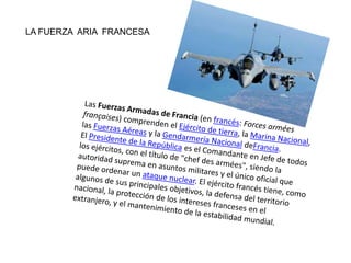 LA FUERZA ARIA FRANCESA
 