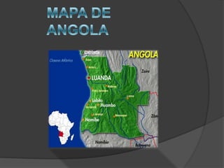 MAPA DE ANGOLA