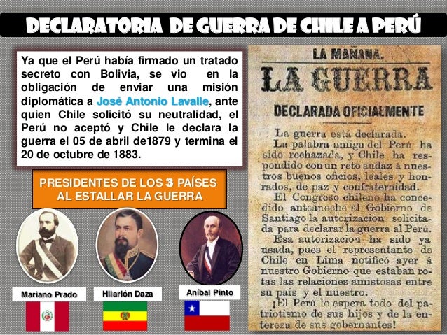 LA GUERRA CON CHILE