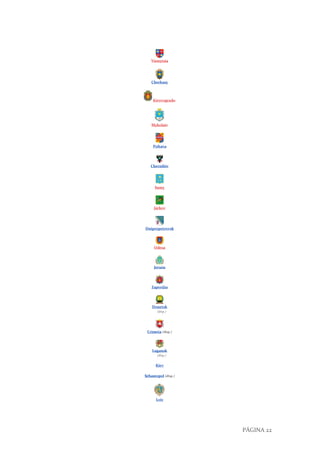 PÁGINA 22
Vinnytsia
Cherkasy
Kirovogrado
Mykolaiv
Poltava
Chernihiv
Sumy
Járkov
Dnipropetrovsk
Odesa
Jersón
Zaporíjia
Donetsk
(disp.)
Crimeia (disp.)
Lugansk
(disp.)
Kiev
Sebastopol (disp.)
Lviv
 