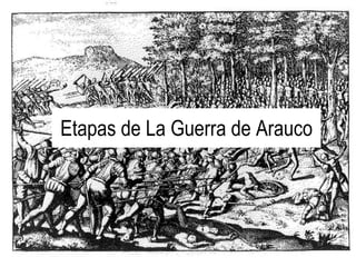 Etapas de La Guerra de Arauco 