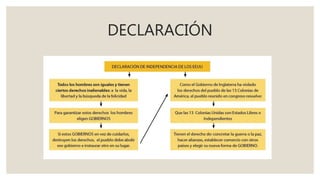 DECLARACIÓN
 