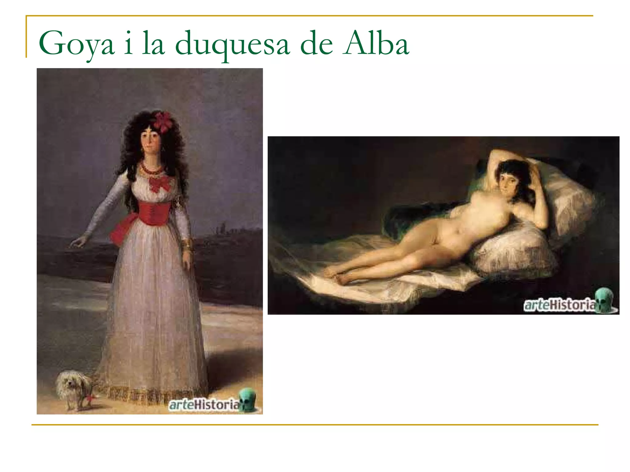 Goya i la duquesa de Alba 