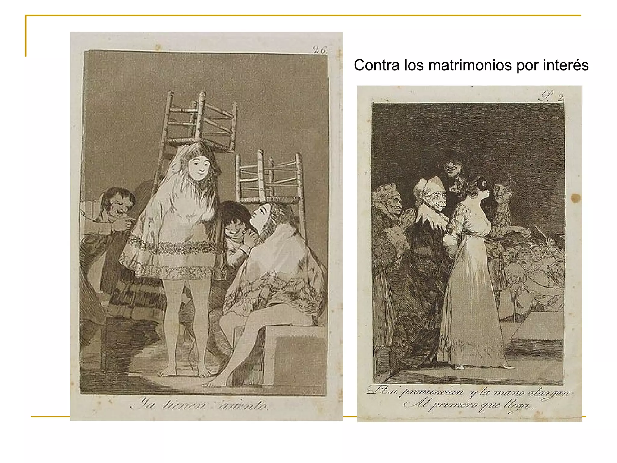 Contra los matrimonios por interés 