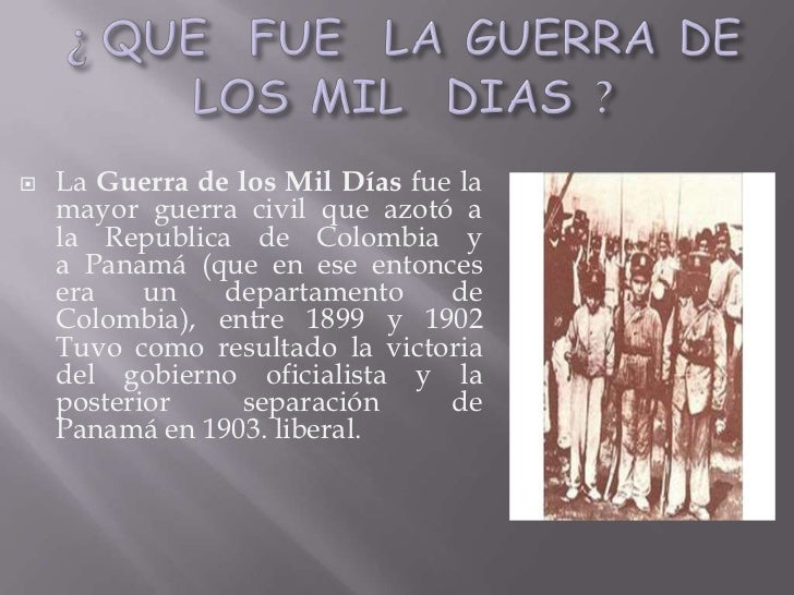 Guerra de los mil dias