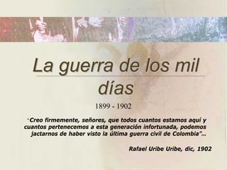 Guerra de los mil días. por Ormel Batista | PPT