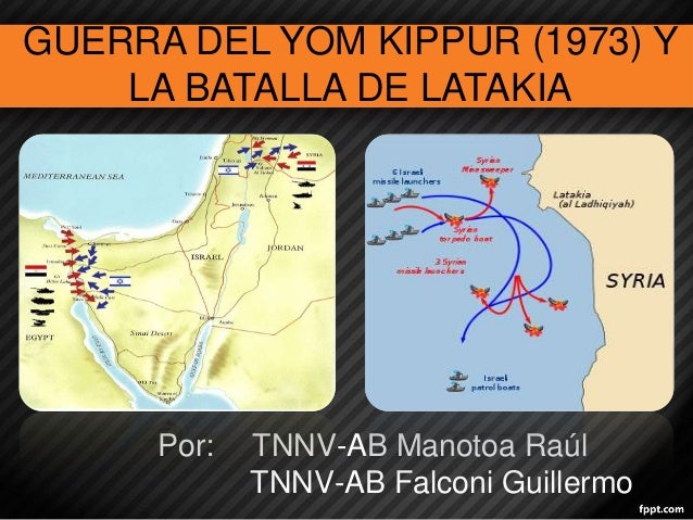 Guerra del yom kippur (1973) y la batalla de latakia