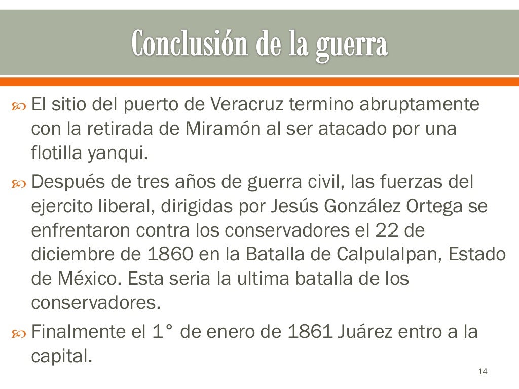 Guerra de reforma