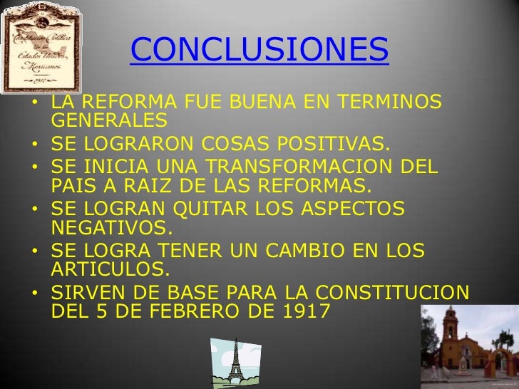 Guerra de reforma 2011