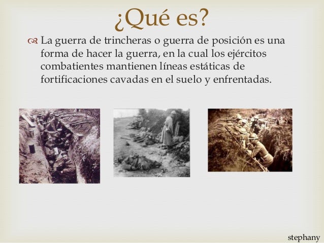 Guerra de trincheras