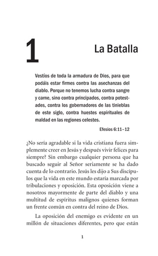 Guerra Espiritual. Peleando la buena batalla de la fe | PDF
