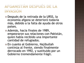 Consecuencias de la guerra