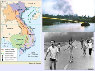 Finalitzada la guerra, França va intentar restaurar el seu poder, però havia sorgit allà un moviment comunista (Viet Minh). 