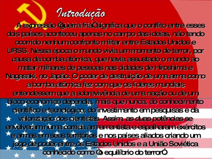 O Que Significa A Expressão Guerra Fria