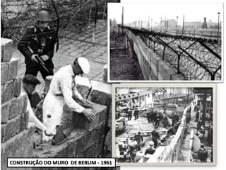 CONSTRUÇÃO DO MURO DE BERLIM - 1961 
 