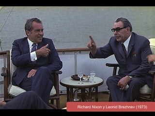 Richard Nixon y Leonid Brezhnev (1973)
 