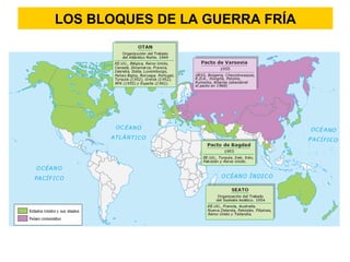 LOS BLOQUES DE LA GUERRA FRÍA
 