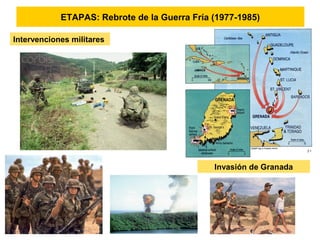 ETAPAS: Rebrote de la Guerra Fría (1977-1985)
Intervenciones militares
Invasión de Granada
 