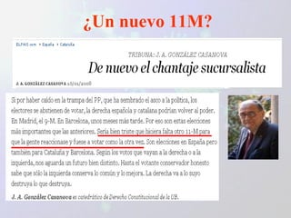 ¿Un nuevo 11M? 