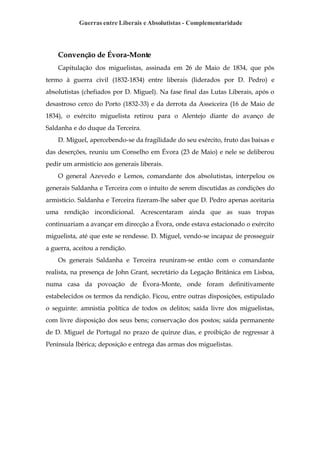 Guerras Entre Liberais E Absolutistas
