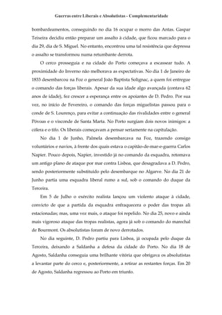 Guerras Entre Liberais E Absolutistas