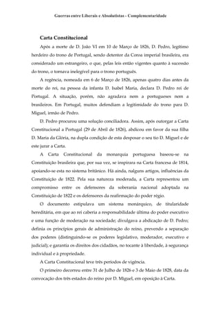 Guerras Entre Liberais E Absolutistas
