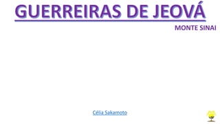 MONTE SINAI
Célia Sakamoto
 