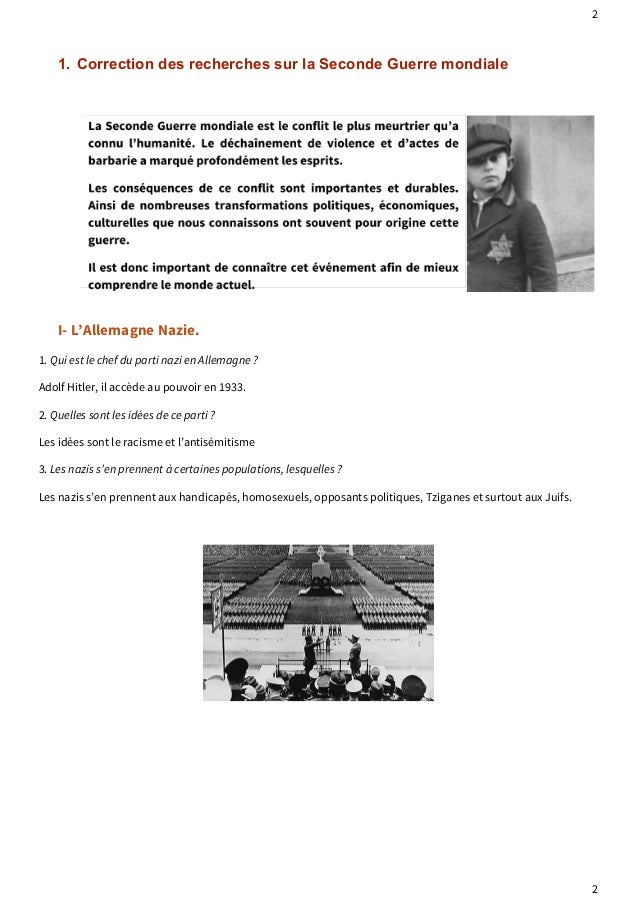 Dissertation quelles sont les causes de la seconde guerre mondiale