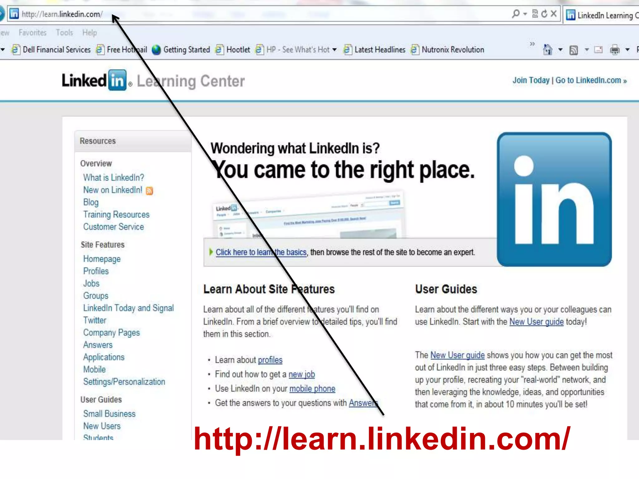 http://learn.linkedin.com/ 
 