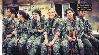 POVO CURDO
O povo curdo é um grupo étnico que se
julga nativo de uma região do Oriente
Médio chamada de Curdistão, que
abrange parte dos territórios do Irã,
Iraque, Síria e Turquia. Esse grupo étnico
é formado por aproximadamente 25
milhões de pessoas, possuem uma
organização social alicerçada no sistema
de clãs.
 