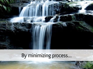 By minimizing process…
 