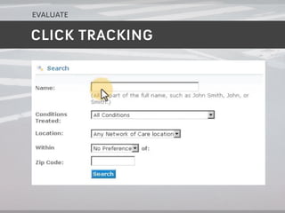 evaluate

CLICK TRACKING
 