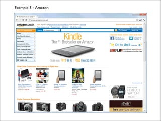 Example 3 : Amazon
 