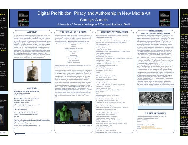 Poster Board Presentation Template