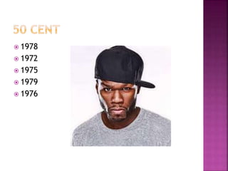  1978
 1972
 1975
 1979
 1976
 