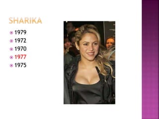  1979
 1972
 1970
 1977
 1975
 