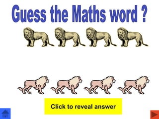 Parallel Lines
Click to reveal answer
 