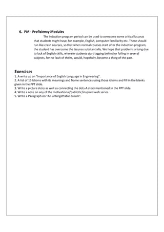 GTU induction program report | PDF