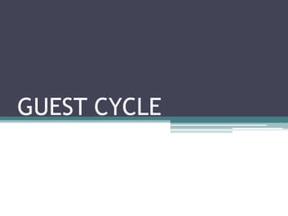GUEST CYCLE
 