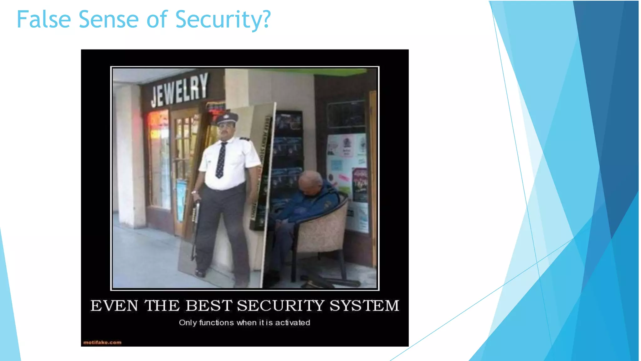 False Sense of Security?
 