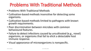 Why Traditional Methods Fails NEWER TECHNOLOGIES DIAGNOSTIC MICROBIOLOGY | PPTX