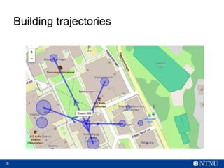 18
Building trajectories
 