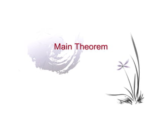 Main Theorem
 