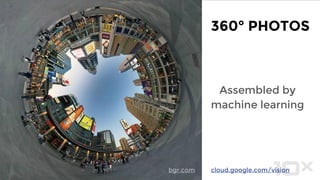 SPEECH RECOGNITION
cloud.google.com/speech
developer.amazon.com/public/solutions/alexa
github.com/tensorflow/models/tree/master/syntaxnet (Parsey McParseface)
 